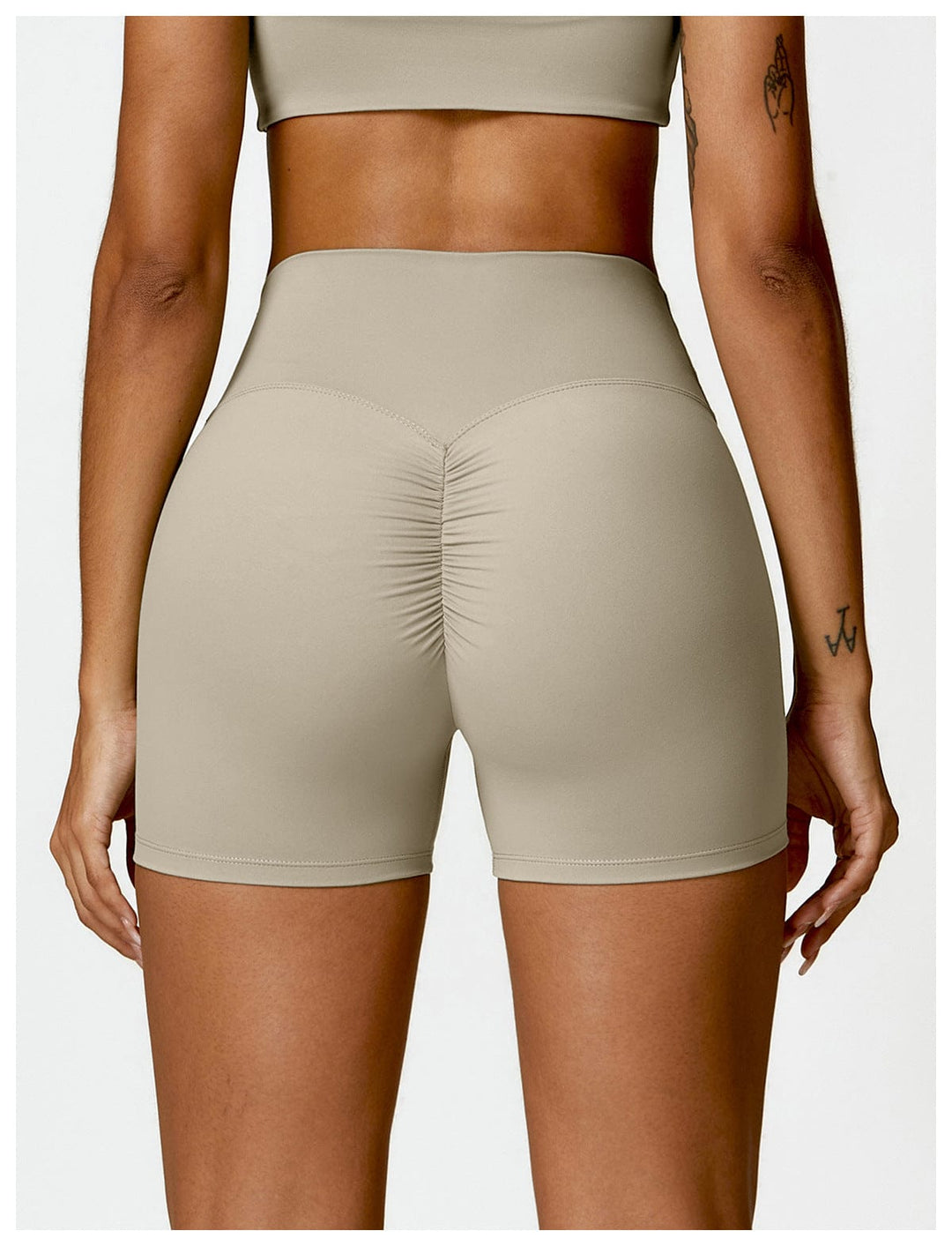 Valantomode | Women's High Waist Hip-Lifting Activewear Shorts for Gym and Sports