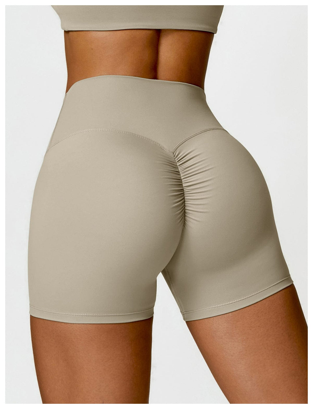 Valantomode | Women's High Waist Hip-Lifting Activewear Shorts for Gym and Sports