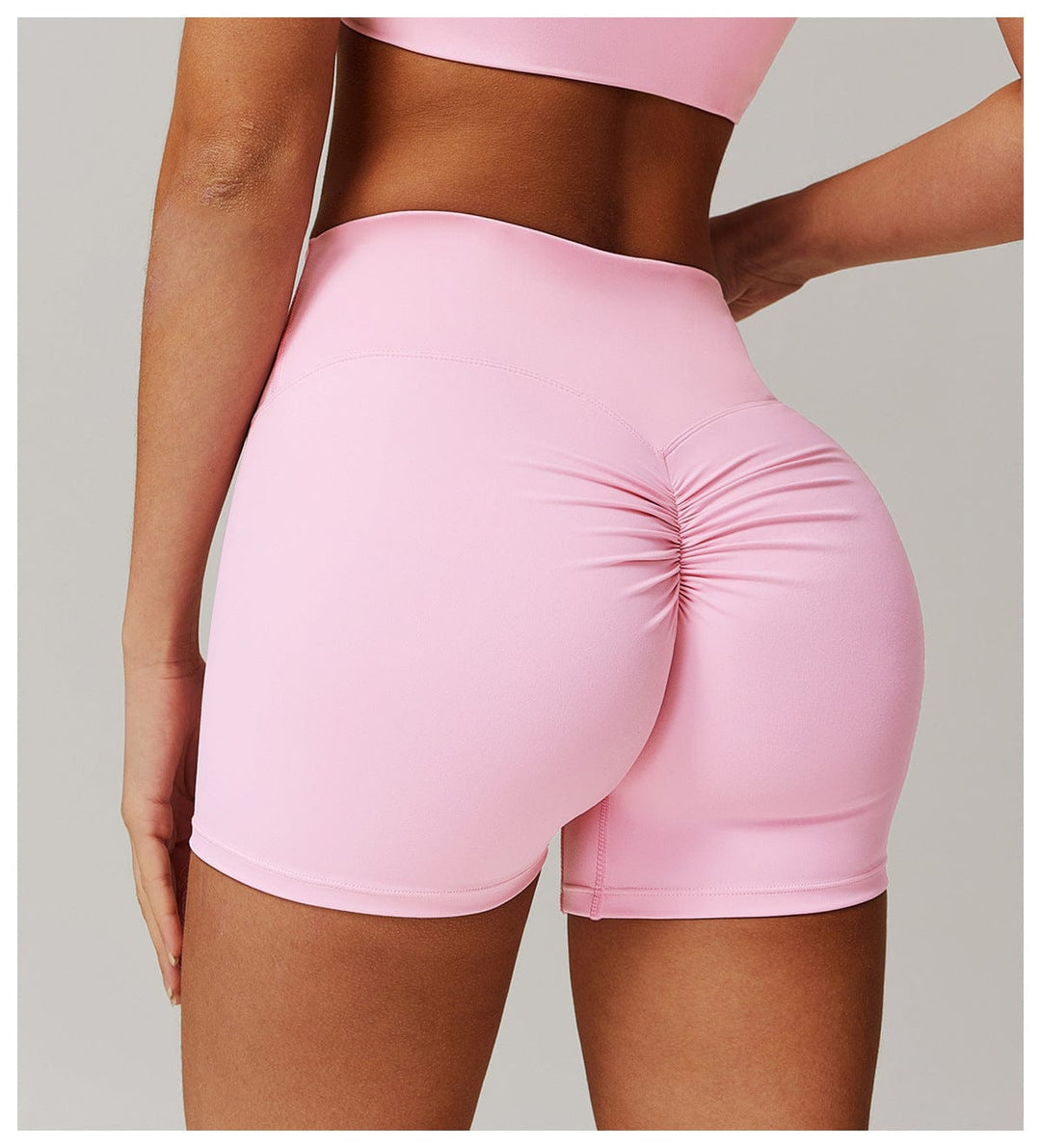 Valantomode | Women's High Waist Hip-Lifting Activewear Shorts for Gym and Sports