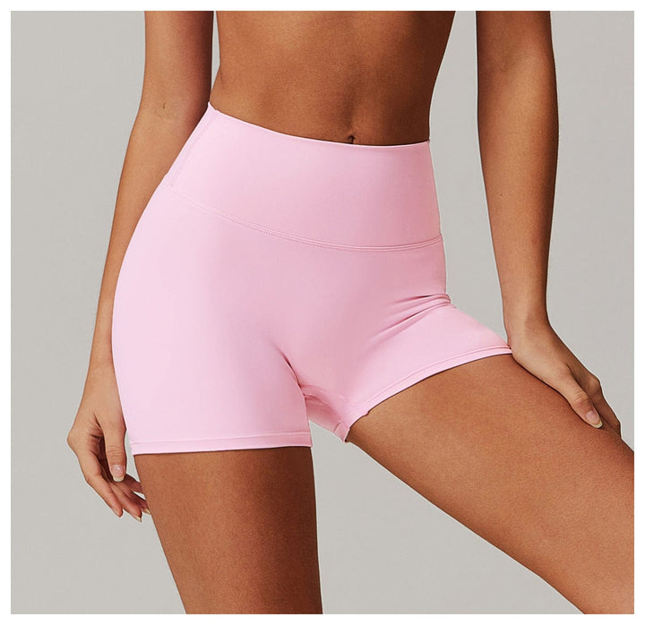 Valantomode | Women's High Waist Hip-Lifting Activewear Shorts for Gym and Sports