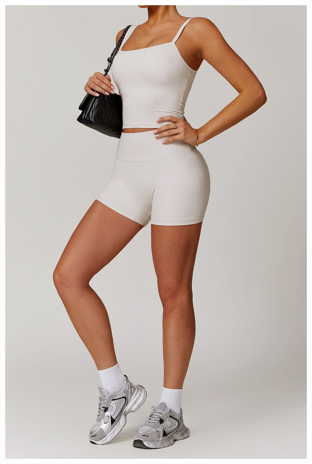 Valantomode | Women's High Waist Hip-Lifting Activewear Shorts for Gym and Sports