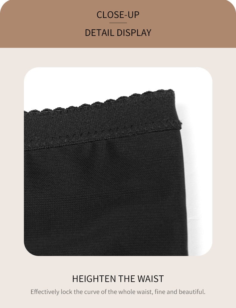 Valantomode | High-Waisted Lace Tummy Control Shapewear Briefs for Women