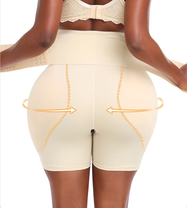 Valantomode | High-Waisted Shaper Shorts with Waistband for Hip Lifting