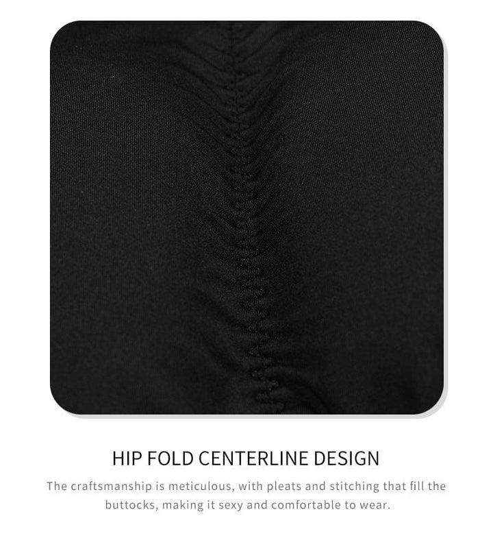Valantomode | High-Waisted Shaping Shorts with Removable Hip Pads for a Bum Lifting Effect