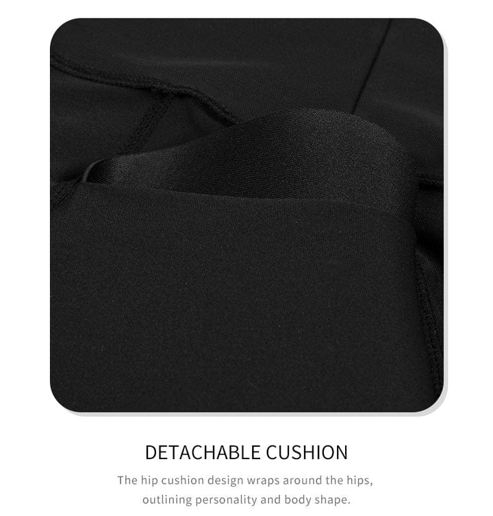 Valantomode | High-Waisted Shaping Shorts with Tummy Control and Removable Hip Pads