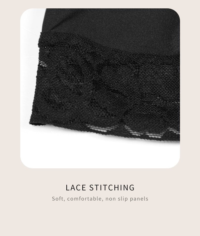 Valantomode | Lace High-Waist Bum Lifter Shaper Shorts with Hip Padding