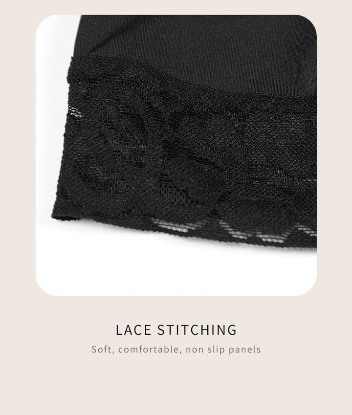 Valantomode | Lace High-Waist Bum Lifter Shaper Shorts with Hip Padding