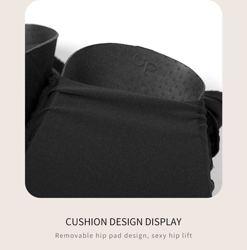 Valantomode | Lace High-Waist Bum Lifter Shaper Shorts with Hip Padding