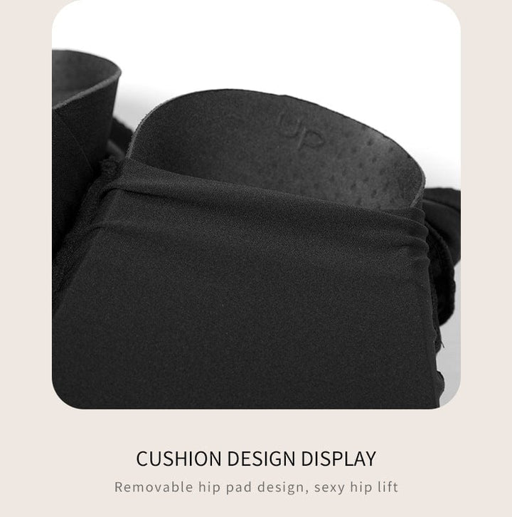 Valantomode | Lace High-Waist Bum Lifter Shaper Shorts with Hip Padding