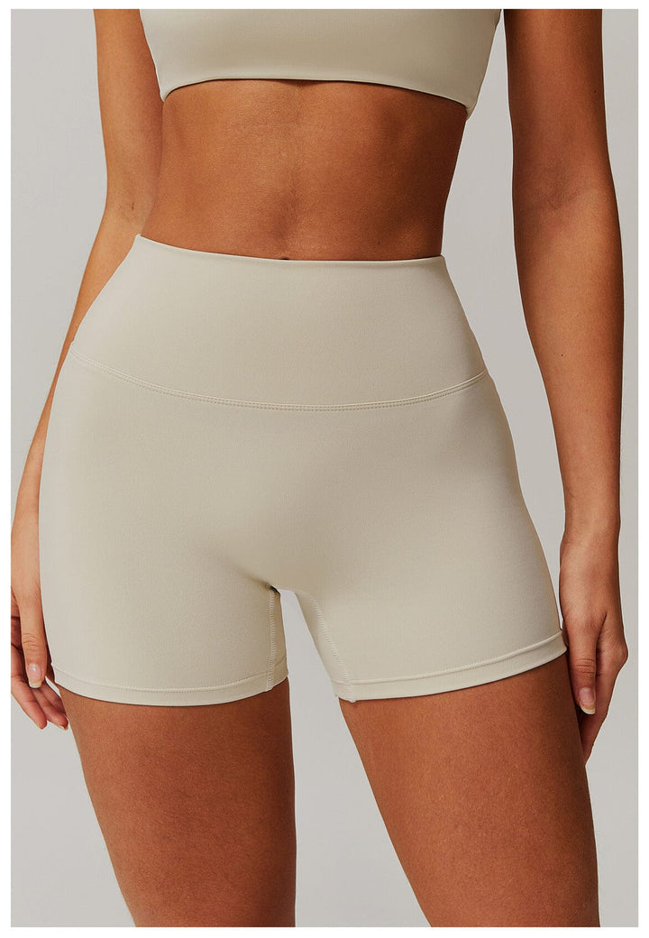 Valantomode | Women's High Waist Hip-Lifting Activewear Shorts for Gym and Sports