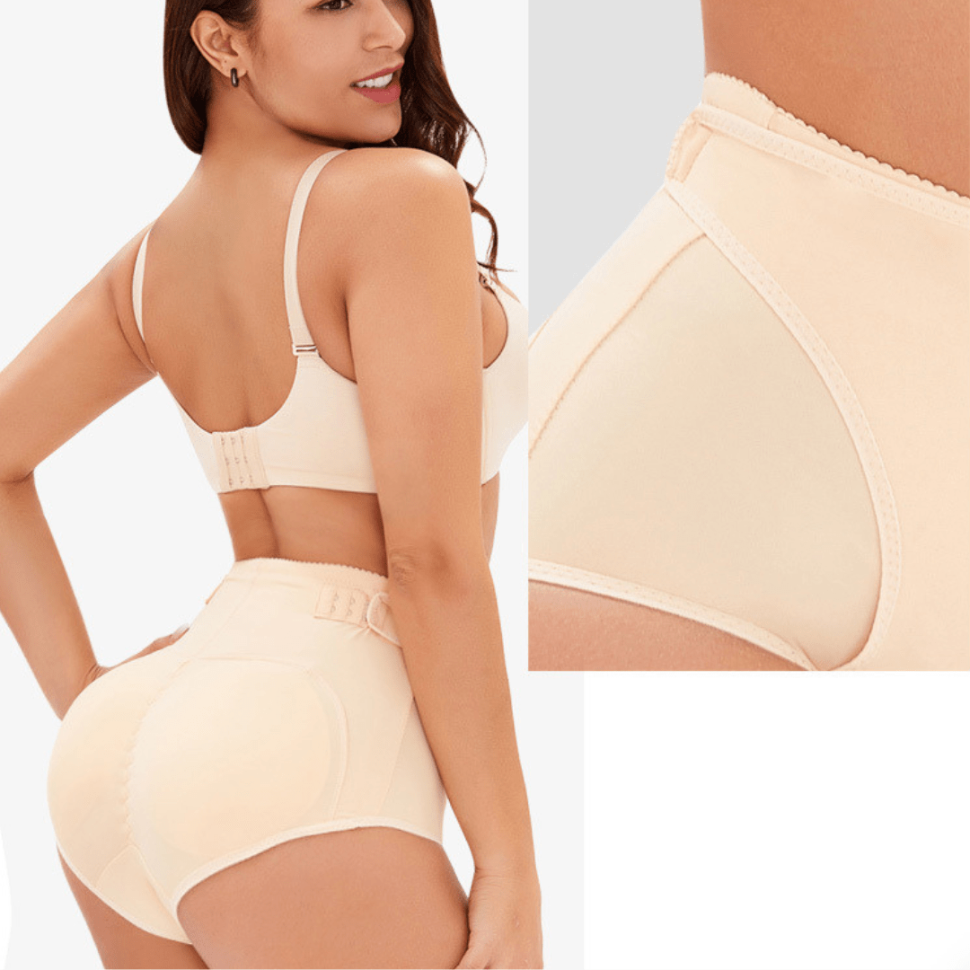 Valantomode | Adjustable High-Waist Tummy Control Shapewear Brief with Seamless Design