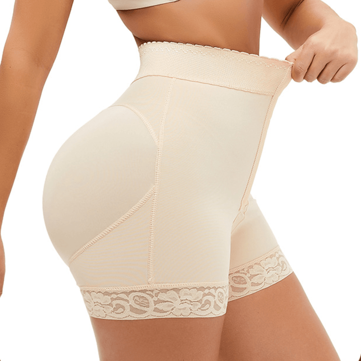 Valantomode | Hook and Eye Closure Waist Trainer and Hip Lifting Shaper Shorts
