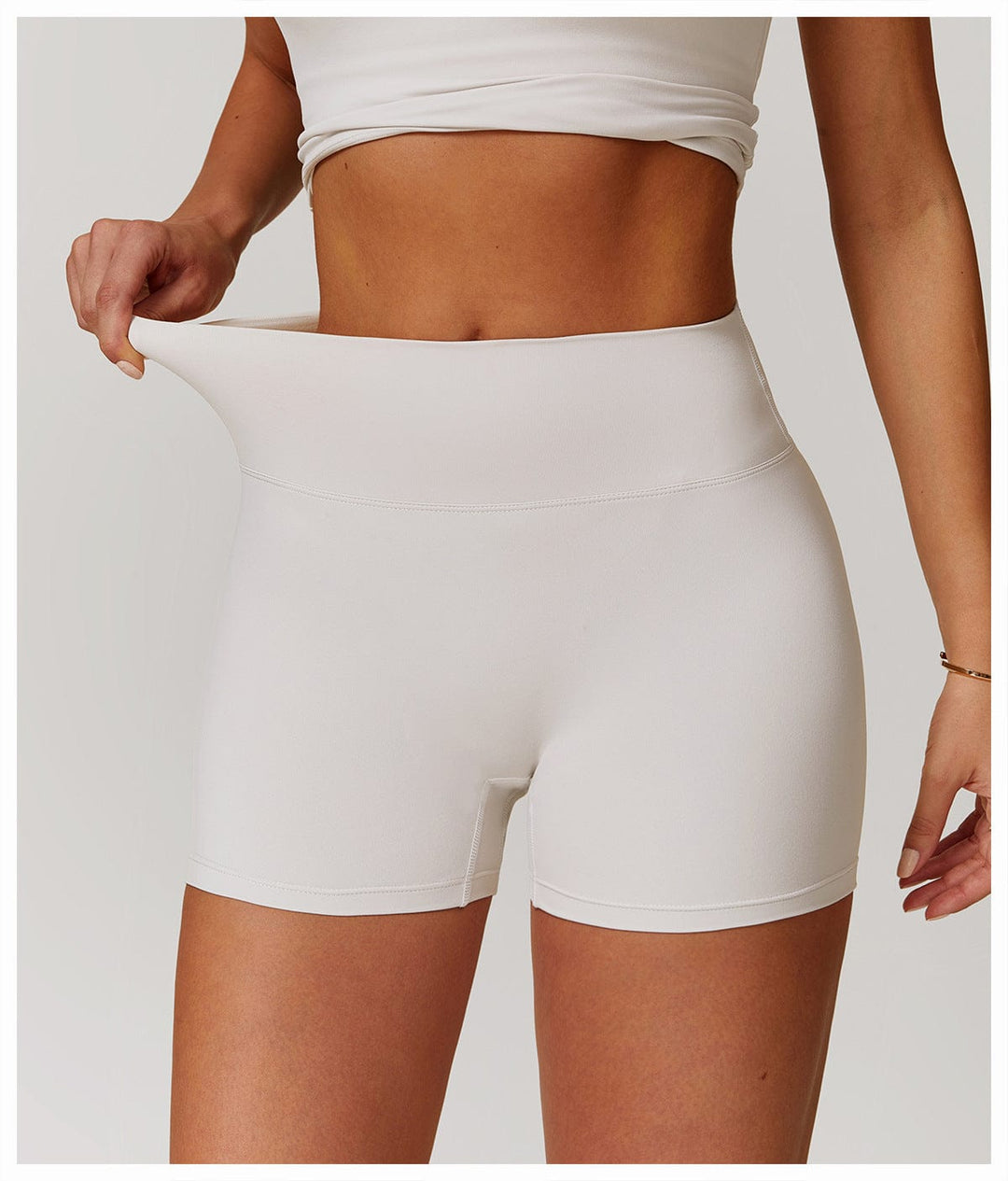 Valantomode | Women's High Waist Hip-Lifting Activewear Shorts for Gym and Sports