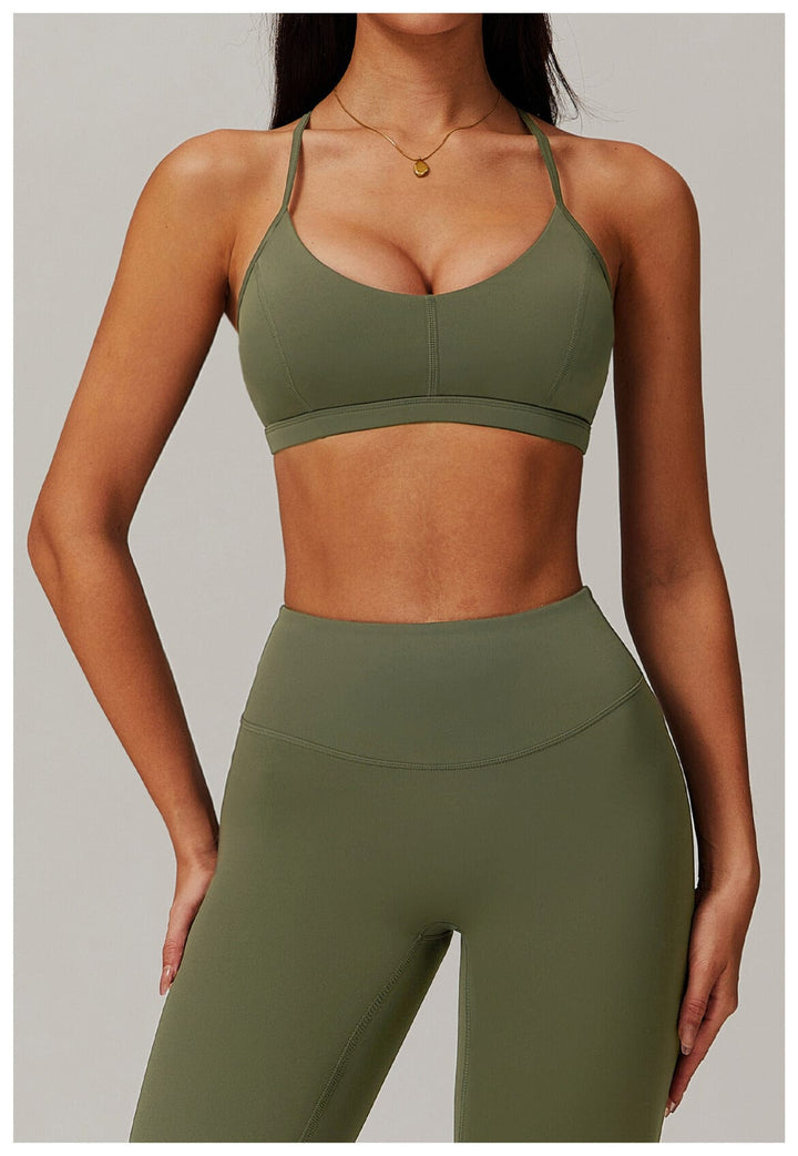 Valantomode | Women's High-Support Sports Bra with Removable Padding