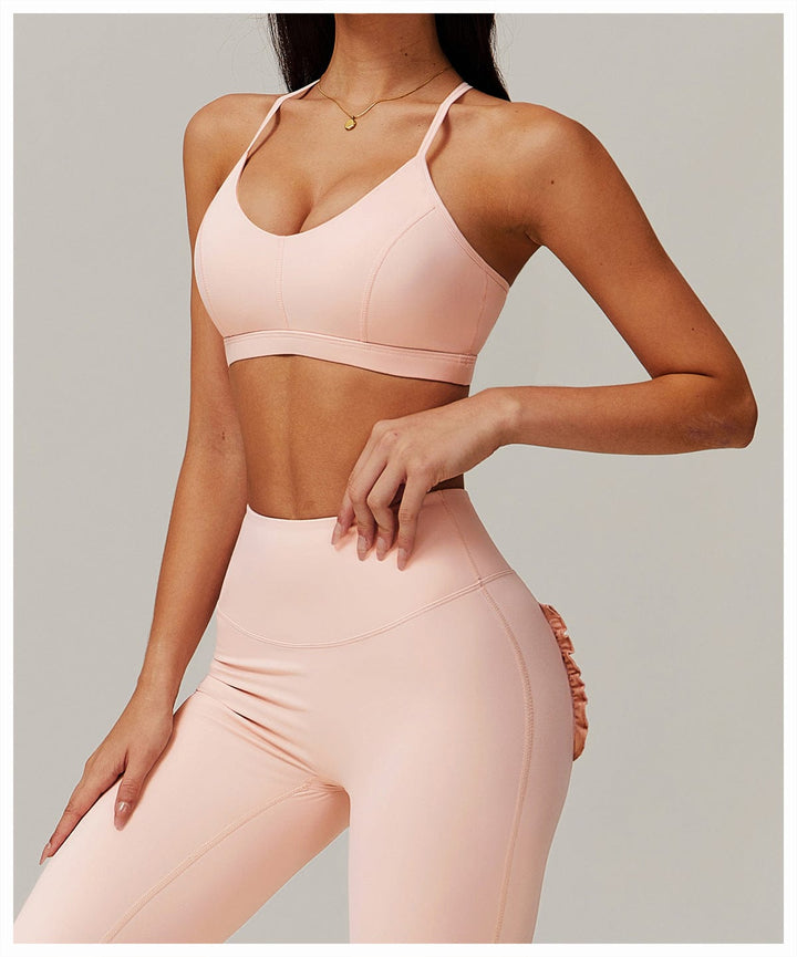 Valantomode | Women's High-Support Sports Bra with Removable Padding