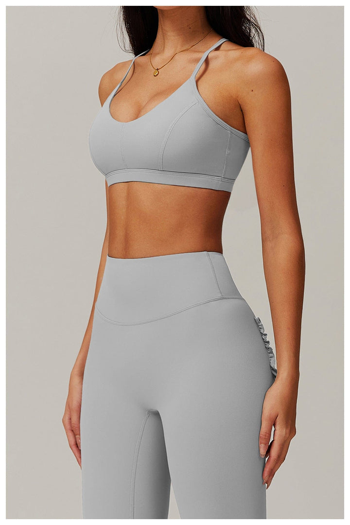 Valantomode | Women's High-Support Sports Bra with Removable Padding