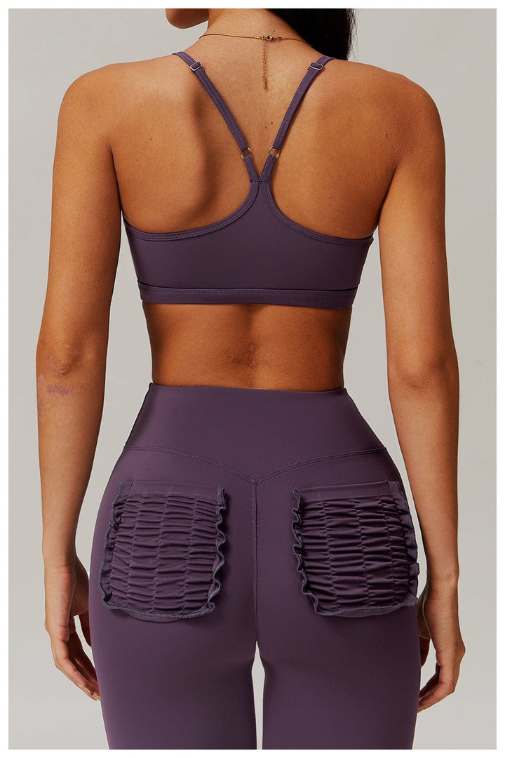 Valantomode | Women's High-Support Sports Bra with Removable Padding