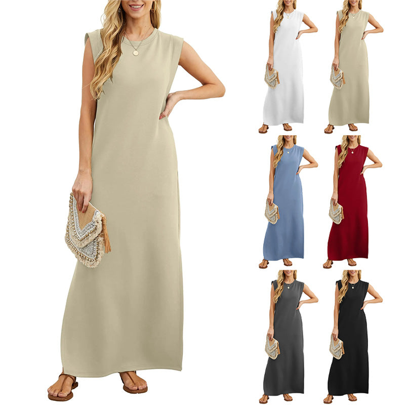 Valantomode | Maxi Dress Sleeveless Casual