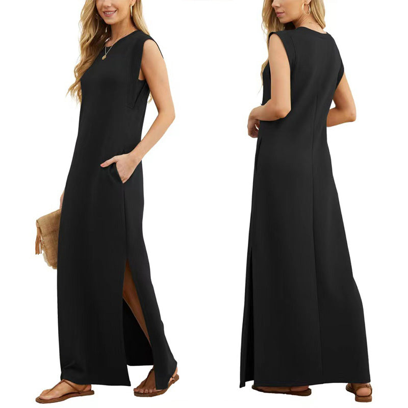 Valantomode | Maxi Dress Sleeveless Casual