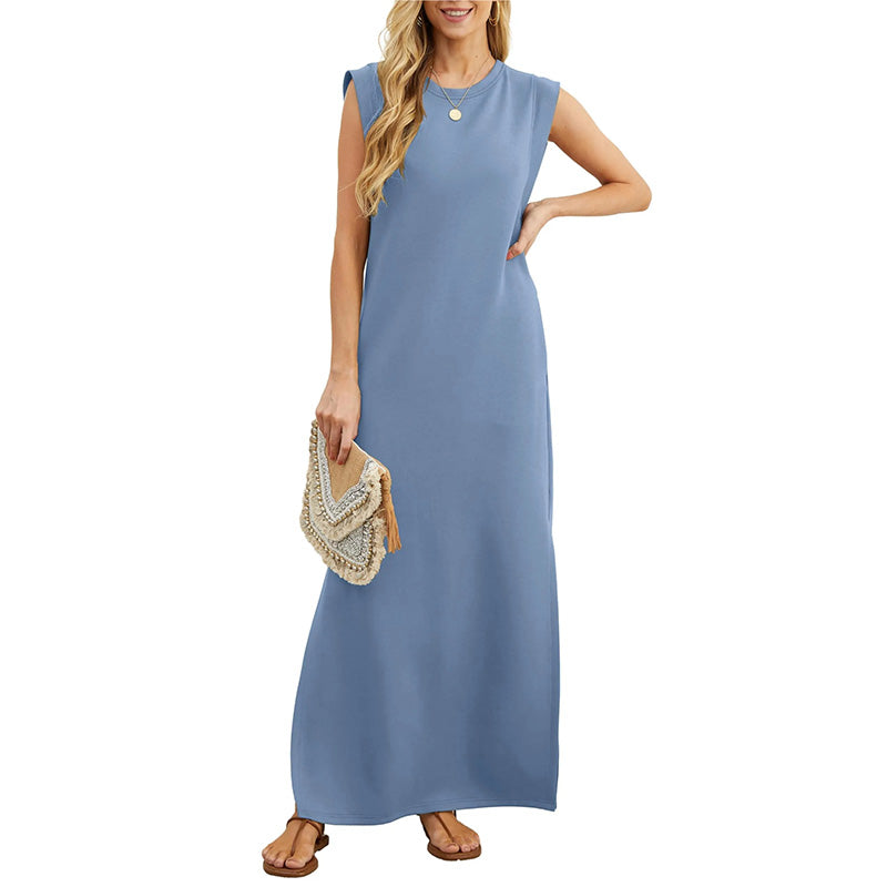 Valantomode | Maxi Dress Sleeveless Casual