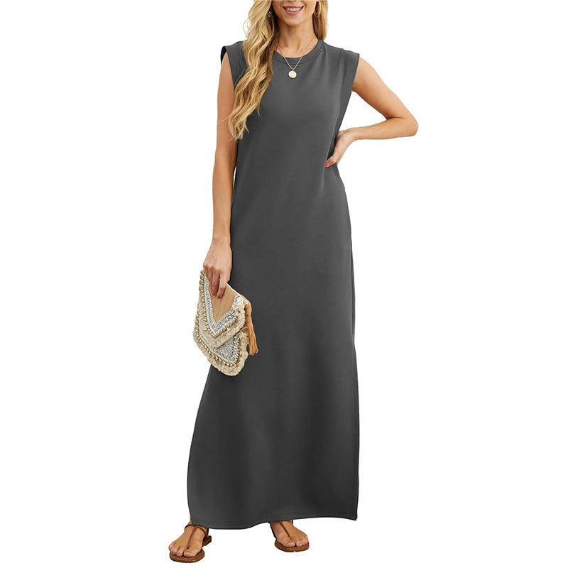Valantomode | Maxi Dress Sleeveless Casual