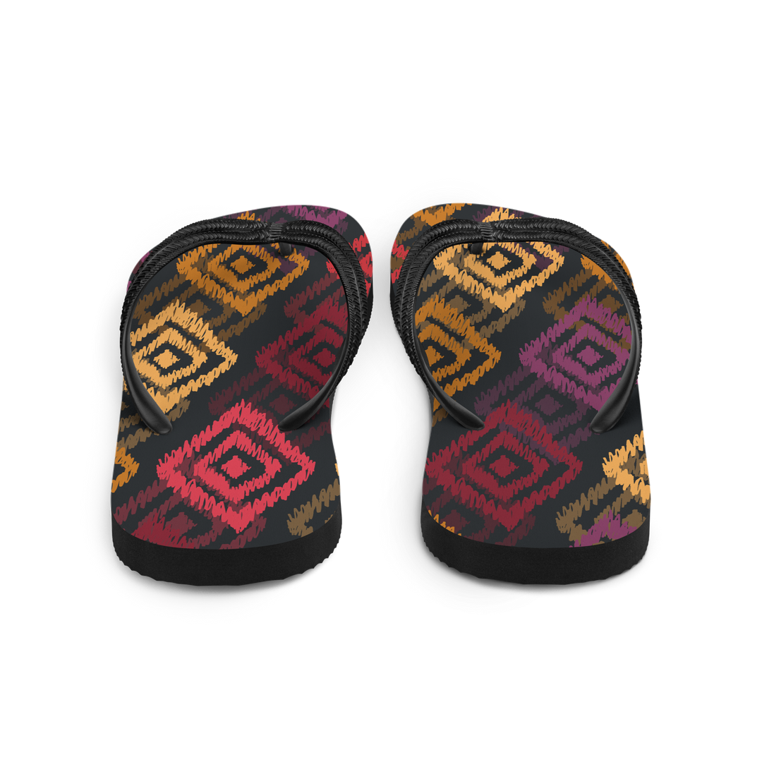 Valantomode | Women's Mosaic Flip-Flops — Lightweight Summer Sandals