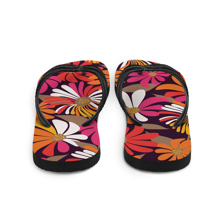 Valantomode | Women's Petal Groove Cushioned Flip-Flops
