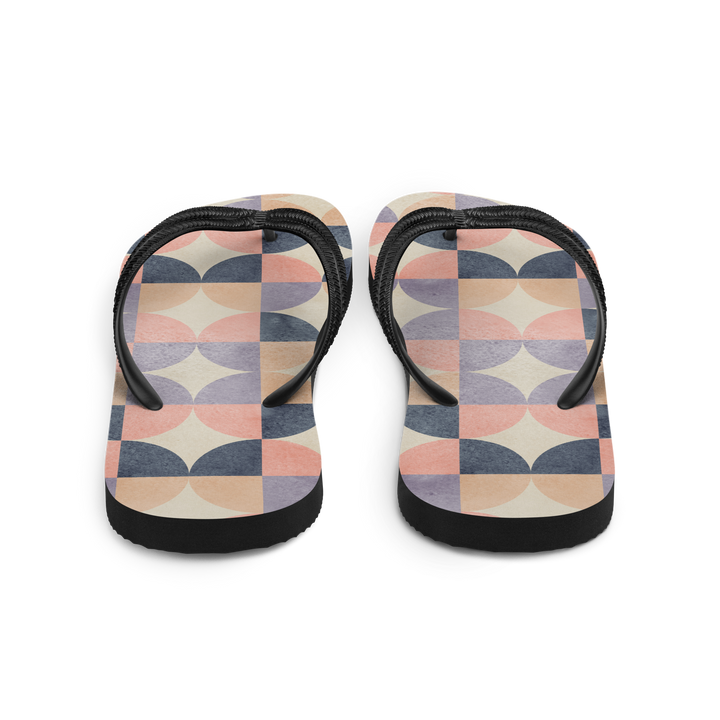 Valantomode | Women's Retro Garden Flip-Flops - Cushioned Sandals