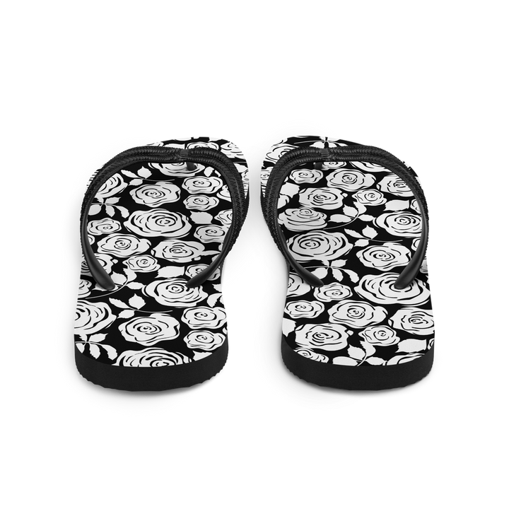 Valantomode | Women's Moon Blossom Floral Flip-Flops - Comfort Sandals