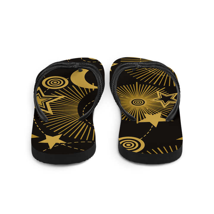 Valantomode | Women's Starlight Eclipse Metallic Flip-Flops