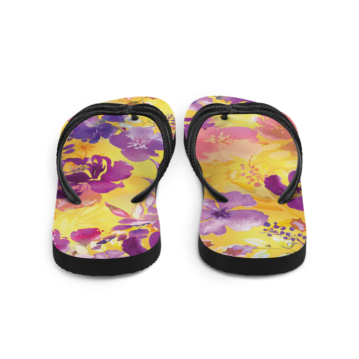 Valantomode | Women's Floral Sunrise Flip-Flops