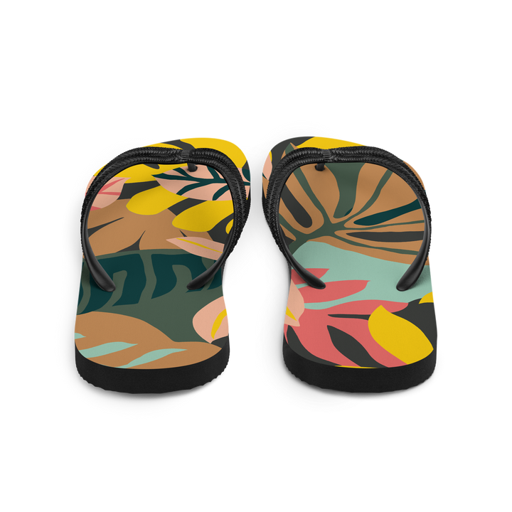 Valantomode | Women's Tropical Beach Flip-Flops - Arch Support