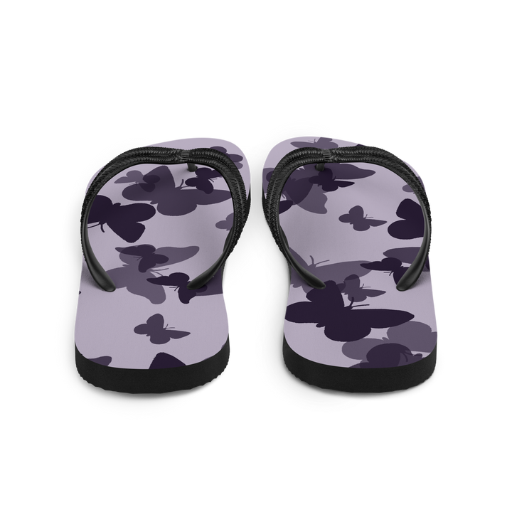 Valantomode | Violet Flutter Flip-Flops for Women - Beach Sandals