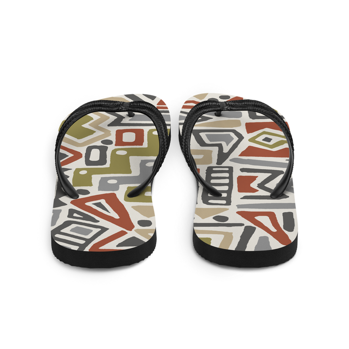 Valantomode | Women's Tribal Beach Flip-Flops - Comfortable Sandals