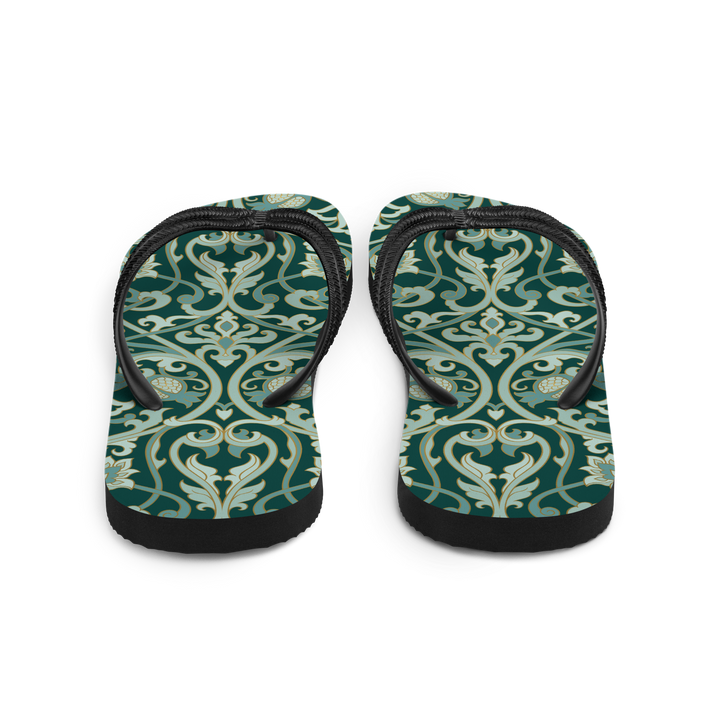 Valantomode | Women's Garden Lattice Flip-Flops Cushioned Summer Sandals