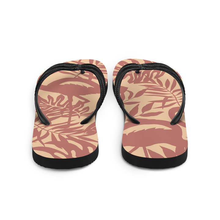 Valantomode | Women's Blush Tropic Flip-Flops - Comfortable Beach Sandals