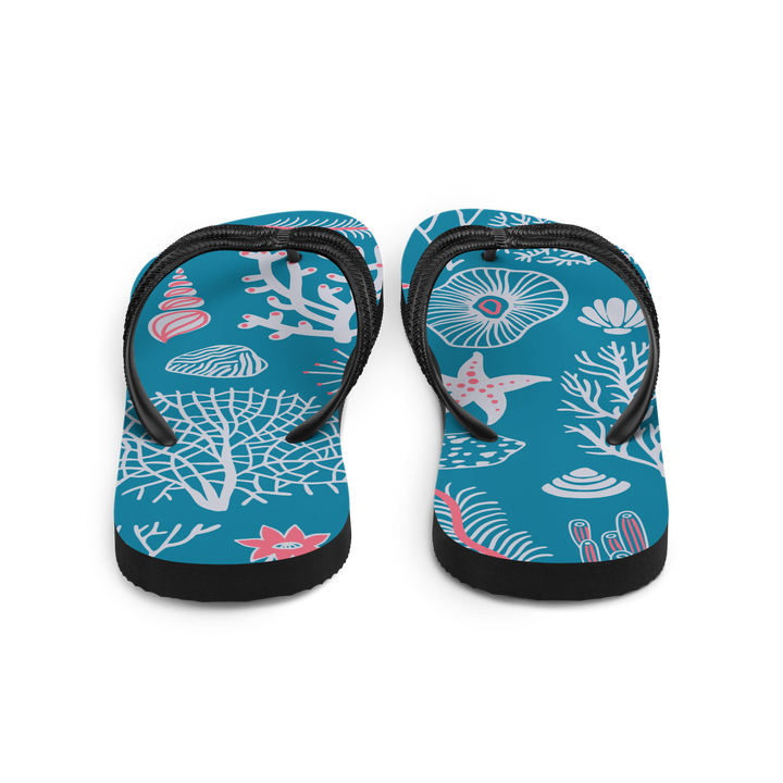 Valantomode | Women's Coral Beach Flip-Flops - Comfortable Summer Sandals
