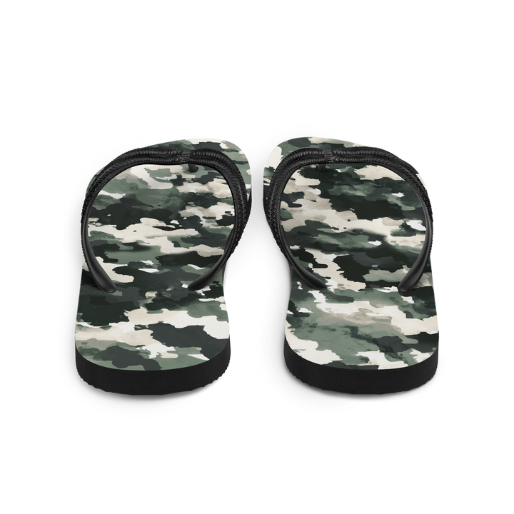 Valantomode | Women's Forest Mist Flip-Flops - Cushioned Summer Sandals