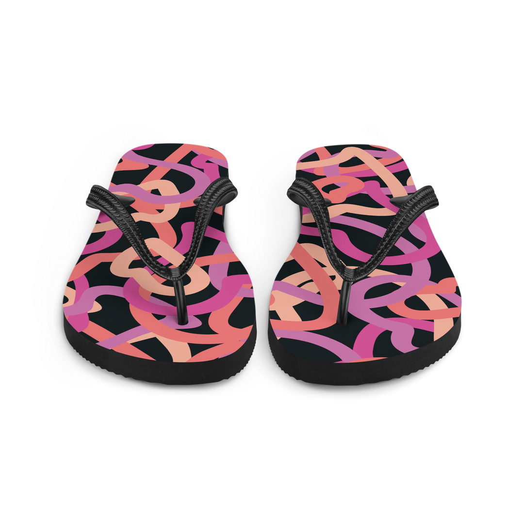Valantomode | Women's Twist Harmony Cushioned Beach Flip-Flops