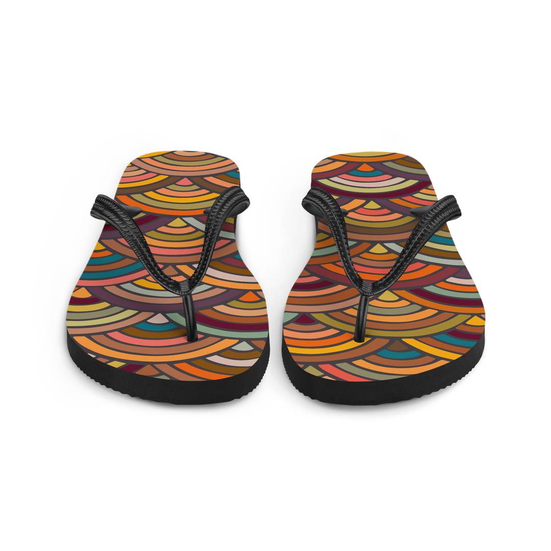 Valantomode | Women's Sunset Arches Arch Support Flip-Flops