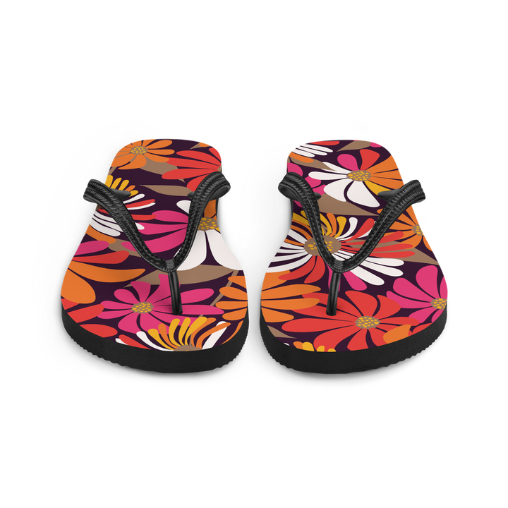 Valantomode | Women's Petal Groove Cushioned Flip-Flops