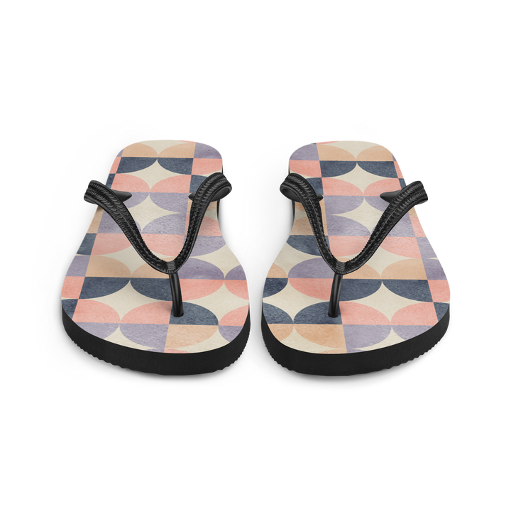 Valantomode | Women's Retro Garden Flip-Flops - Cushioned Sandals