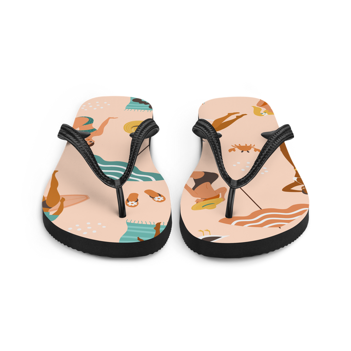 Valantomode | Women's Beach Flip-Flops — Cushioned Non-Slip Sandals