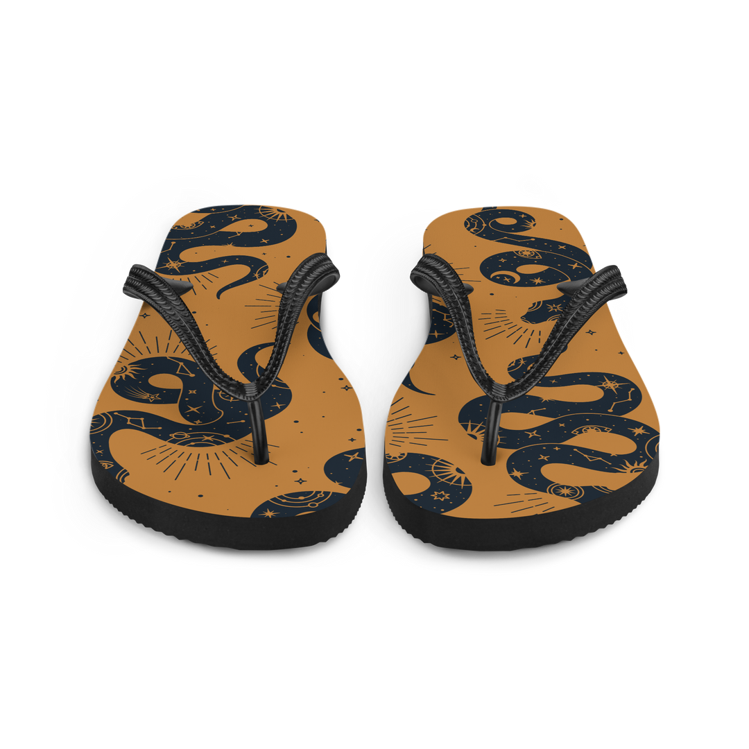 Valantomode | Midnight Dune Women's Comfort Flip-Flops