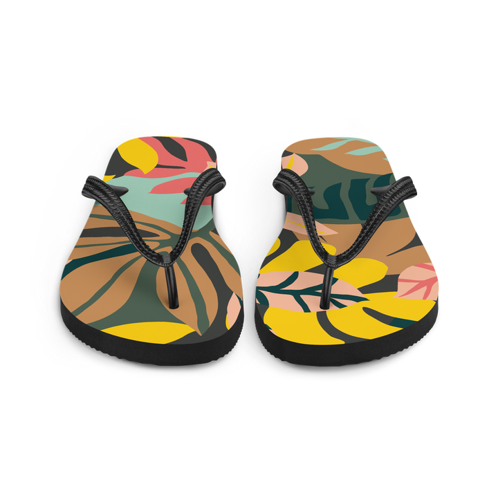 Valantomode | Women's Tropical Beach Flip-Flops - Arch Support