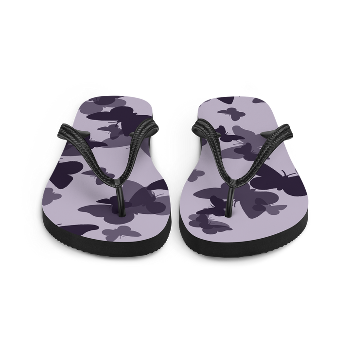 Valantomode | Violet Flutter Flip-Flops for Women - Beach Sandals