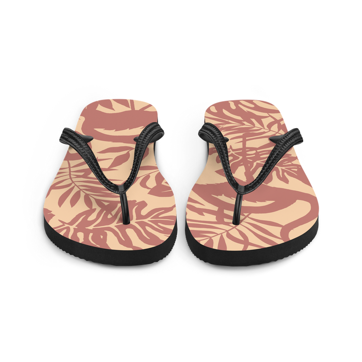 Valantomode | Women's Blush Tropic Flip-Flops - Comfortable Beach Sandals
