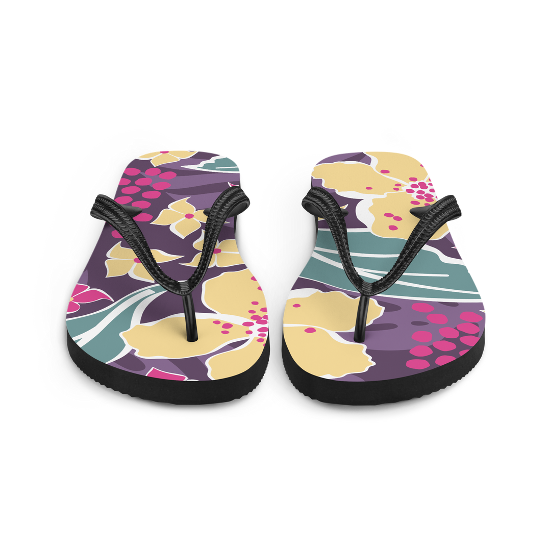 Valantomode | Women's Lilac Cushioned Beach Flip-Flops