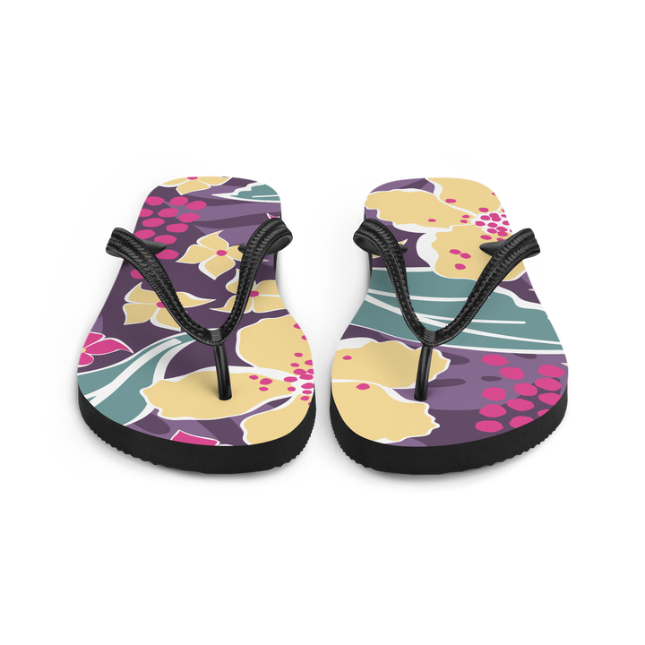 Valantomode | Women's Lilac Cushioned Beach Flip-Flops