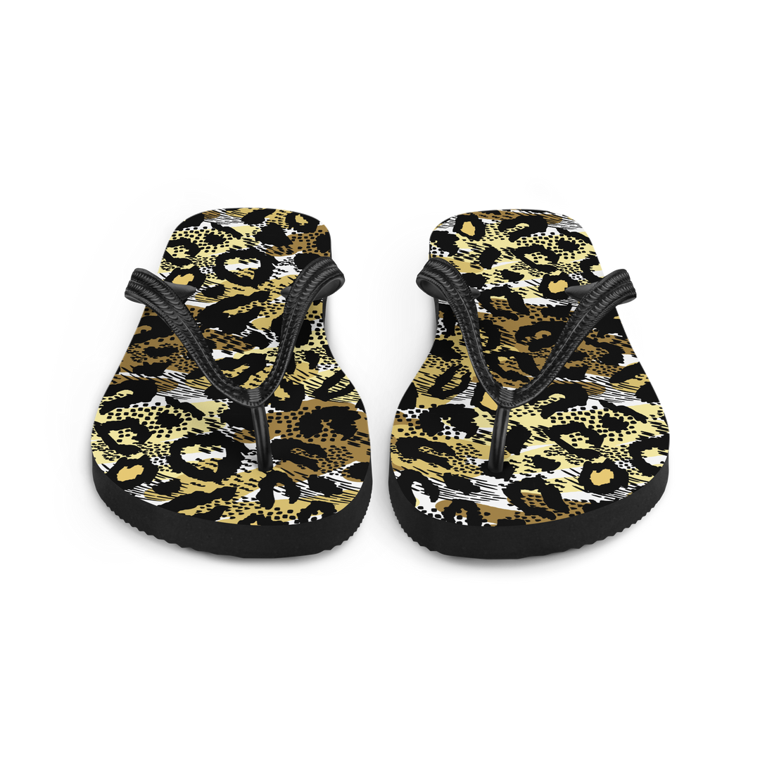 Valantomode | Women's Safari Print Flip-Flops